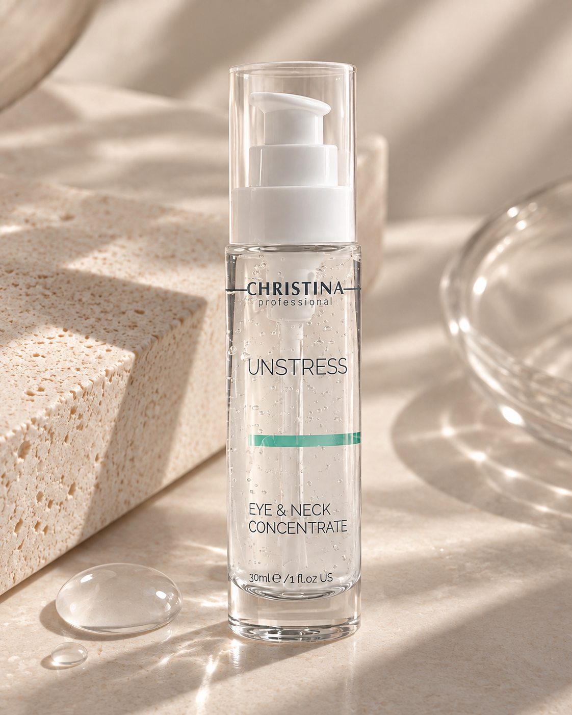 Unstress Eye and Neck concetrate - Концентрат для шкіри навколо очей та шиї